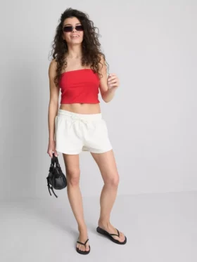 The Primark Scene | Top bandeau z dzianiny z dużą zawartością bawełny