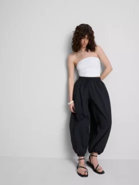 The Primark Scene | Top bandeau z dzianiny z dużą zawartością bawełny