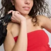 The Primark Scene | Top bandeau z dzianiny z dużą zawartością bawełny
