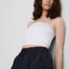 The Primark Scene | Top bandeau z dzianiny z dużą zawartością bawełny