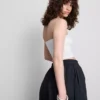 The Primark Scene | Top bandeau z dzianiny z dużą zawartością bawełny