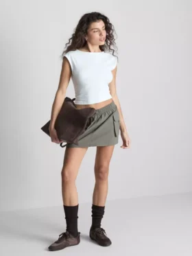 The Primark Scene | Top z odkrytymi plecami i rękawkami typu cap