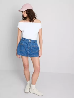 The Primark Scene | Top z odkrytymi ramionami z przewagą bawełny