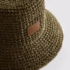 Tkana czapka typu bucket