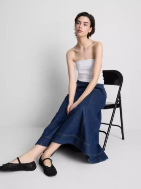 Top bandeau z dużą zawartością bawełny