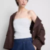 Top bandeau z dużą zawartością bawełny