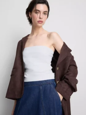 Top bandeau z dużą zawartością bawełny