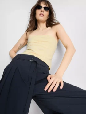 Top bandeau z dużą zawartością bawełny
