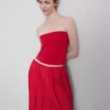 Top bandeau z dużą zawartością bawełny