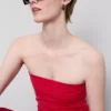 Top bandeau z dużą zawartością bawełny