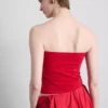 Top bandeau z dużą zawartością bawełny