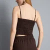 Top bandeau z falbaną u dołu