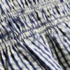 Top na ramiączkach z marszczonym peplum w kratkę