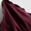 Top typu babydoll z dekoltem w serek