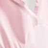 Top typu babydoll z dekoltem w serek