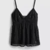 Top typu babydoll z koralikami Paula Echevarría