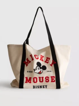 Torba płócienna Disney z nadrukiem graficznym „Mickey i przyjaciele” w rozmiarze XL