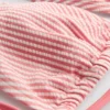 Trójkątny top bikini w paski z motywem rozgwiazdy
