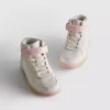 Świecące sneakersy z wysoką cholewką z motywem jednorożca