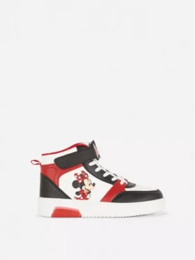 Wysokie trampki Disney z Minnie Mouse z podświetleniem
