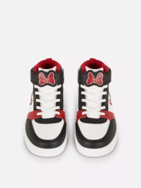 Wysokie trampki Disney z Minnie Mouse z podświetleniem