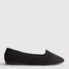 Zamszowe płaskie buty