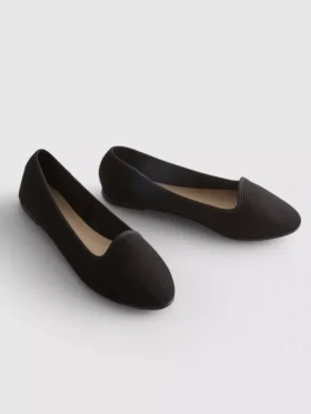 Zamszowe płaskie buty