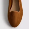 Zamszowe płaskie buty