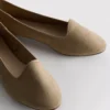 Zamszowe płaskie buty