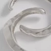 Zestaw 2 bransoletek z efektem stopionego metalu