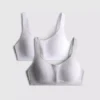 Zestaw 2 szt. bawełnianych biustonoszy typu bralette „Love to Lounge”
