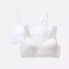 Zestaw 2 szt. bawełnianych biustonoszy typu bralette „Love to Lounge”