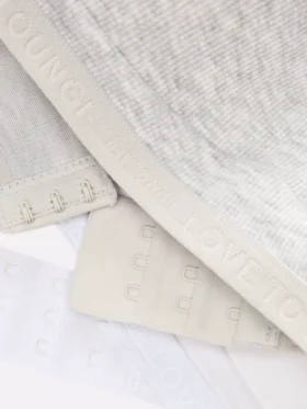 Zestaw 2 szt. bawełnianych biustonoszy typu bralette „Love to Lounge”