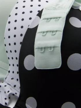 Zestaw 3 biustonoszy typu T-shirt z nadrukiem w rozmiarach A–E