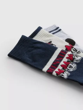 Zestaw 3 par skarpetek do kostek z Minnie Mouse firmy Disney