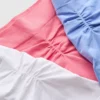 Zestaw 3 sztuk bezszwowych mini majtek z marszczeniem
