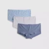 Zestaw 3 sztuk bezszwowych mini szortów typu boyshorts