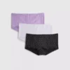 Zestaw 3 sztuk bezszwowych mini szortów typu boyshorts