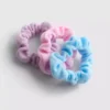 Zestaw 3 sztuk gumek do włosów z frotte