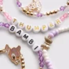 Zestaw 4 bransoletek z motywem Bambi z Disney’a