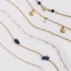 Zestaw 6 łańcuszków typu choker