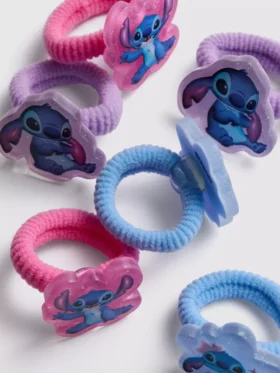 Zestaw 6 gumek do włosów z motywem Stitcha z Disneya