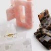 Zestaw 6 prostokątnych spinek typu „claw”